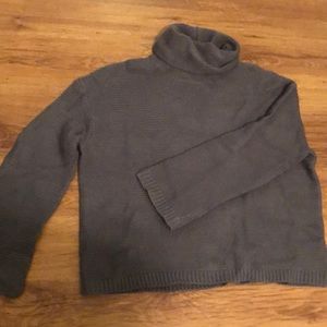 Grey turtleneck